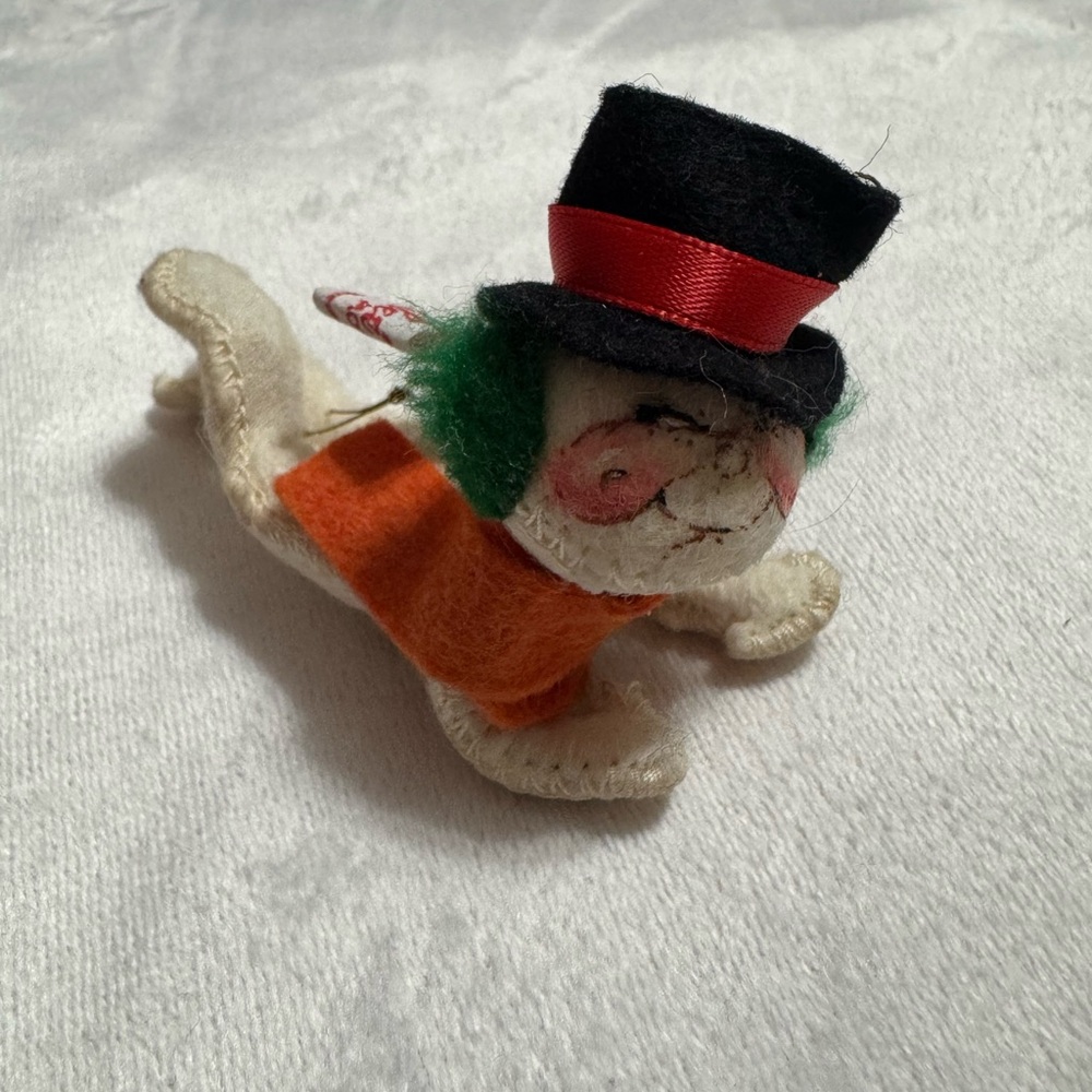 Vintage Annalee snowman Christmas felt figure collectable decor retro home